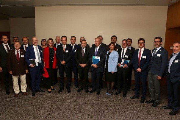 Egemen Bağış, 2011-2013 Avrupa Birliği Bakanı, ile CEO Bülent Akgöl Görüştü