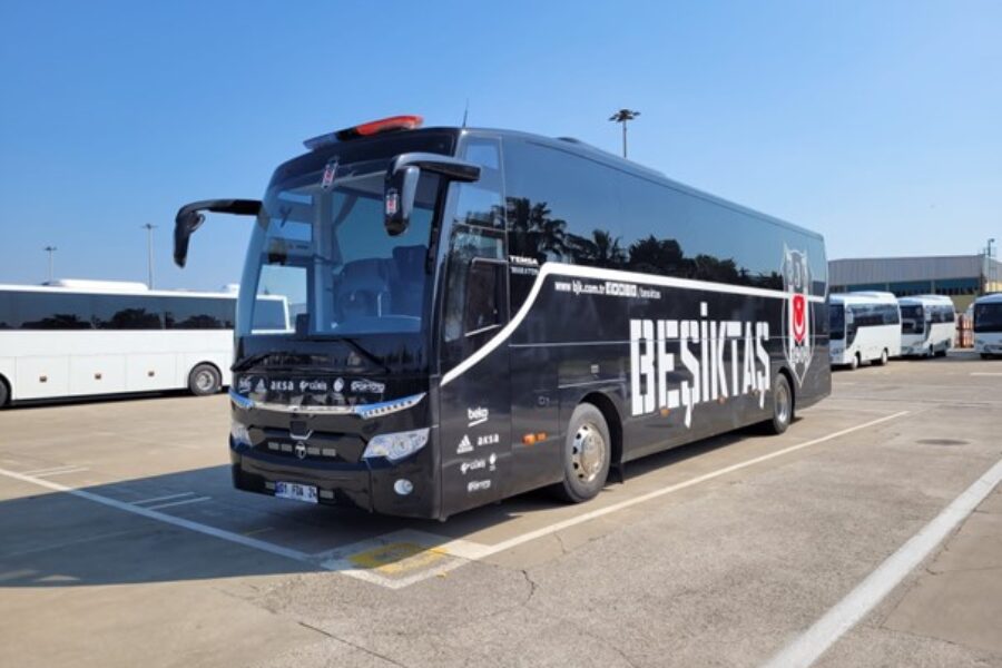 Farhym produces air ducts and luggage racks for the bus of Beşiktaş Istanbul football team.